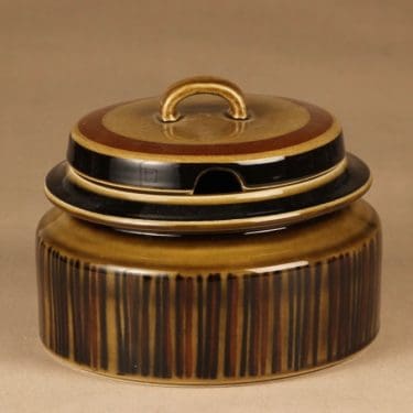 Arabia Kosmos terriini, puhalluskoriste, suunnittelija Gunvor Olin-Grönqvist, puhalluskoriste