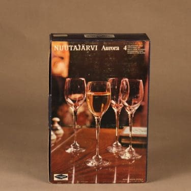 Nuutajärvi Aurora valkoviinilasi suunnittelija Heikki Orvola