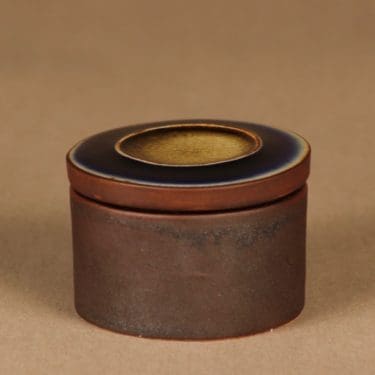 Arabia Ornamentti rasia, käsinmaalattu, suunnittelija Annikki Hovisaari, käsinmaalattu, signeerattu