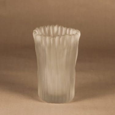 Iittala Jäkälä maljakko, kirkas, suunnittelija Tapio Wirkkala, Milanon Triennaale 1951