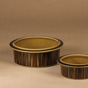 Arabia Kosmos kulho, 2 eri kokoa, 2 kpl, suunnittelija Gunvor Olin-Grönqvist, 2 eri kokoa, puhalluskoriste