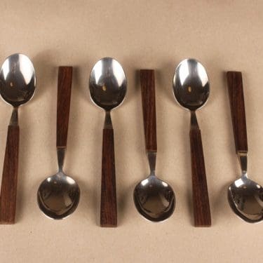 Hackman Lion de Luxe lusikka, 6 kpl, suunnittelija Bertel Gadberg,