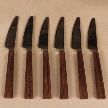 Hackman Lion de Luxe veitsi, 6 kpl, suunnittelija Bertel Gadberg,