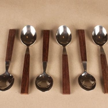 Hackman Lion de Luxe jälkiruokalusikka, 6 kpl, suunnittelija Bertel Gadberg,