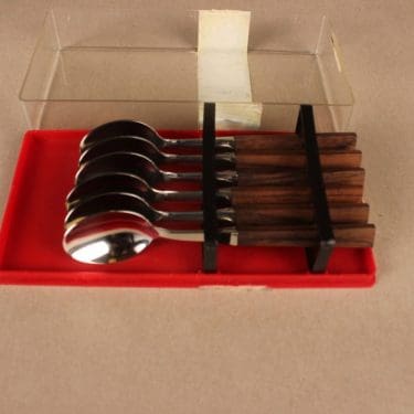 Fiskars Triennale de Luxe pikkulusikka, 6 kpl, suunnittelija Bertel Gardberg,