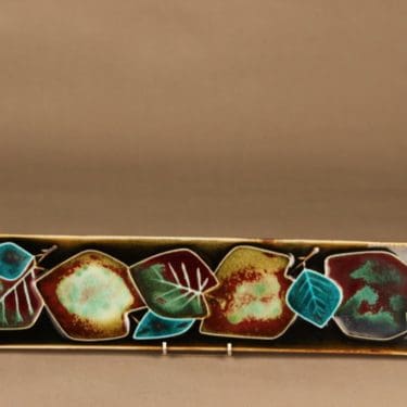 Arabia AH seinälaatta, käsinmaalattu, suunnittelija Annikki Hovisaari