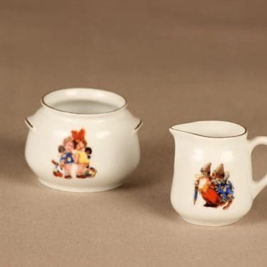 Arabia sokerikko ja kermakko, lasten, suunnittelija , lasten,