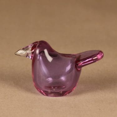 Nuutajärvi lintu Sieppo suunnittelija Oiva Toikka