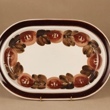 Arabia Rosmarin tarjoiluvati, käsinmaalattu, suunnittelija Ulla Procope, käsinmaalattu