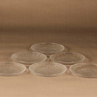 Iittala Ultima Thule lautanen, 15 cm, 6 kpl, suunnittelija Tapio Wirkkala, 15 cm