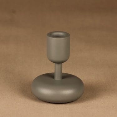 Iittala Nappula kynttilänjalka, harmaa, suunnittelija Matti Klenell,