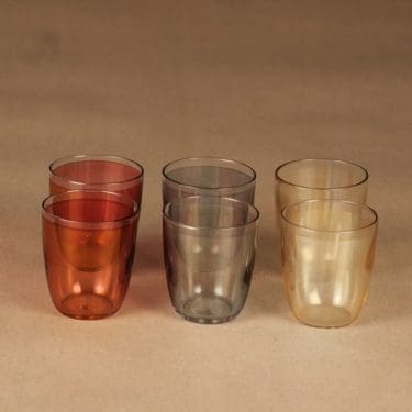 Iittala   väkeväviinilasi,  , 6 kpl, suunnittelija Göran Hongell,