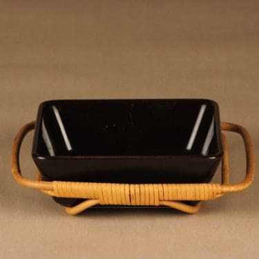 Arabia Kilta bowl with rattan designer Kaj Franck