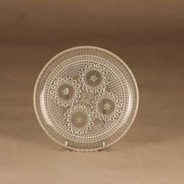 Riihimäen lasi lautanen, 17 cm, suunnittelija Nanny Still, 17 cm,