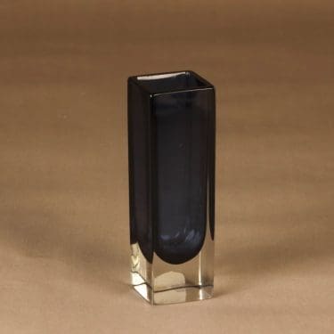 Nuutajärvi KF 296 vase blue designer Kaj Franck