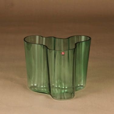 Iittala Aalto Collection maljakko, signeerattu, suunnittelija Alvar Aalto, signeerattu, signeerattu