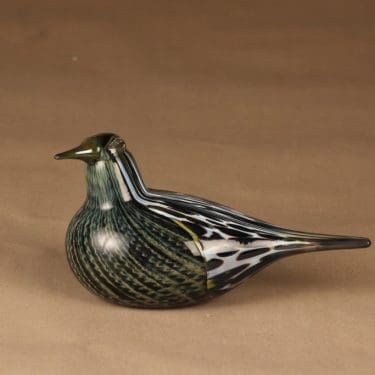 Nuutajärvi Vuosilintu 1997, Laulurastas, suunnittelija Oiva Toikka, Laulurastas, signeerattu