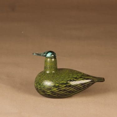 Nuutajärvi lintu , Tavitar, suunnittelija Oiva Toikka, Tavitar, signeerattu