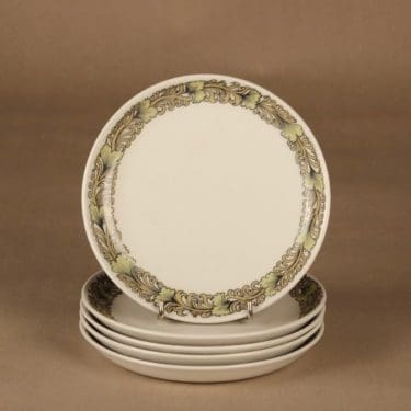 Arabia Hermes plate 17 cm, 7 pcs designer Raija Uosikkinen