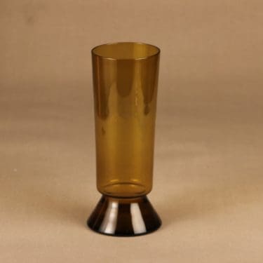 Nuutajärvi KF 1428 vase, brown designer Kaj Franck