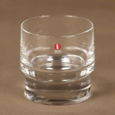 Iittala Klubi viskilasi, kirkas, suunnittelija Harri Koskinen,