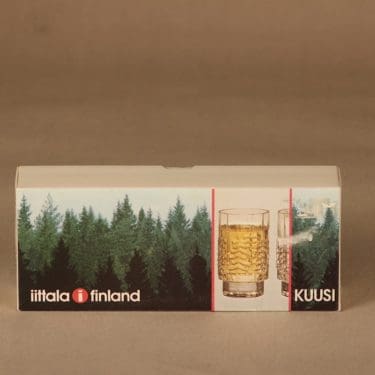 Iittala Kuusi snapsilasi, 4 cl, suunnittelija Jorma Vennola, 4 cl