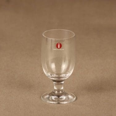 Iittala snapsilasi, 4 cl, suunnittelija Valto Kokko, 4 cl,