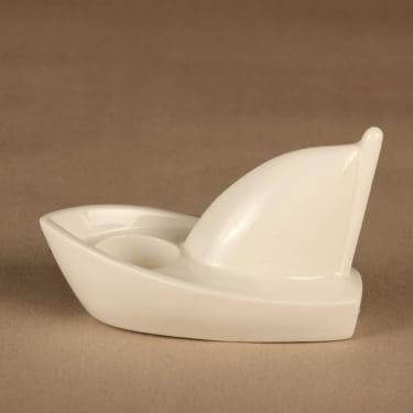 Arabia tuikkuvene, valkoinen, suunnittelija Heljä Liukko-Sundström,