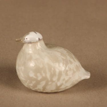 Nuutajärvi lintu , Kiiruna, suunnittelija Oiva Toikka, Kiiruna, signeerattu