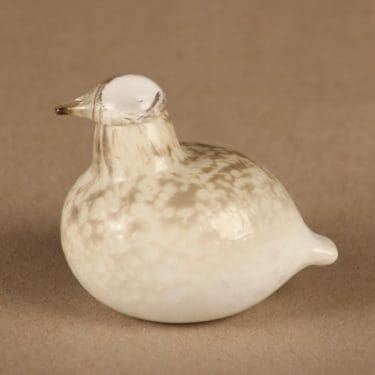 Nuutajärvi lintu , Kiiruna, suunnittelija Oiva Toikka, Kiiruna, signeerattu