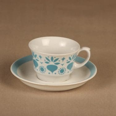 Arabia kahvikuppi Retikka suunnittelija Hilkka-Liisa Ahola