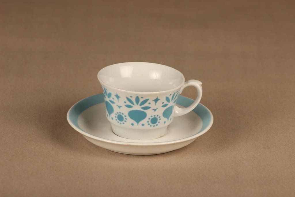 Arabia kahvikuppi Retikka suunnittelija Hilkka-Liisa Ahola