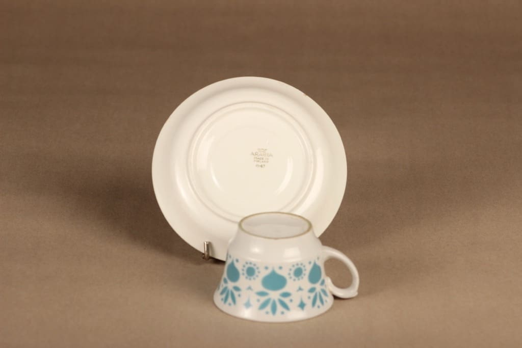 Arabia kahvikuppi Retikka suunnittelija Hilkka-Liisa Ahola 3