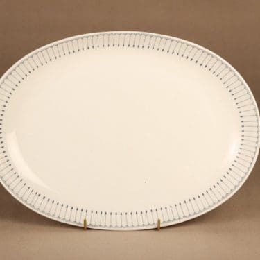 Arabia Heini tarjoiluvati, harmaa, suunnittelija Raija Uosikkinen,