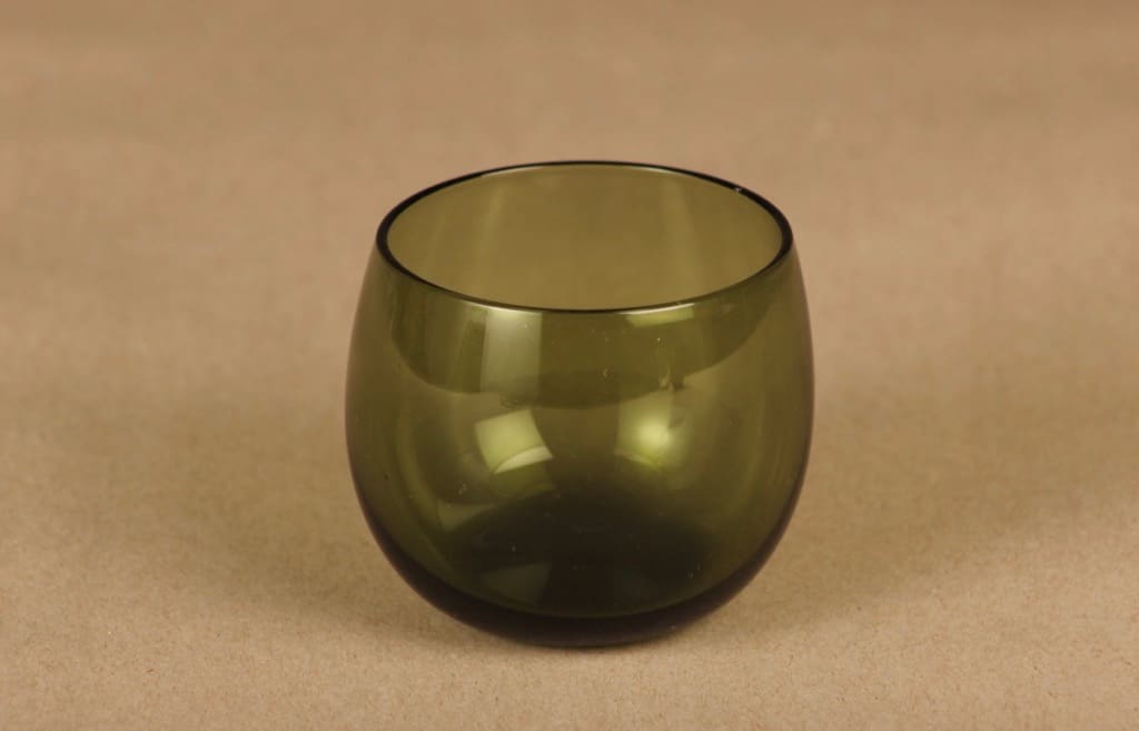 Nuutajärvi Marja lasi sammaleenvihreä suunnittelija Saara Hopea