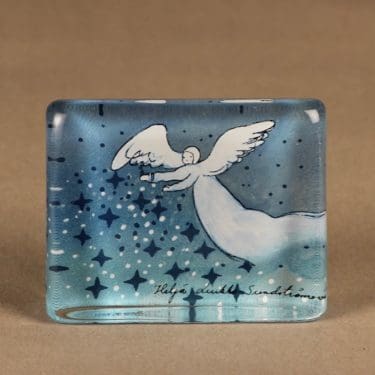 Iittala HLS lasikortti, Tähtisade, suunnittelija Heljä Liukko-Sundström, Tähtisade, enkeli