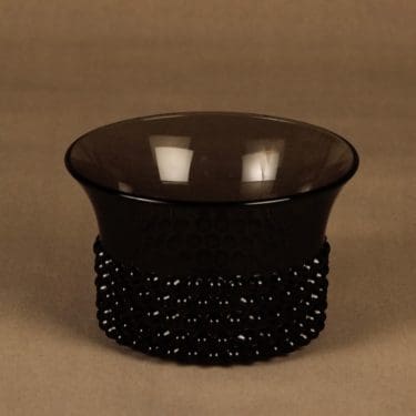 Nuutajärvi   Näppyläkulho, harmaa, suunnittelija Saara Hopea,