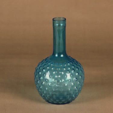 Nuutajärvi 5371 karahvi, vaaleansininen, suunnittelija tuntematon,