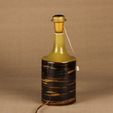 Arabia GOG lamppu, käsinmaalattu, suunnittelija Gunvor Olin-Grönqvist, käsinmaalattu, signeerattu