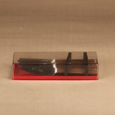 Fiskars Triennale veitsi, kirkas, ruskea, 6 kpl, suunnittelija Bertel Gardberg,