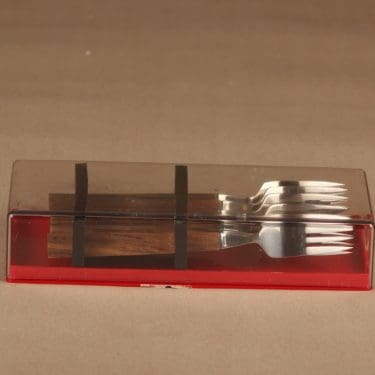 Fiskars Triennale haarukka, kirkas, ruskea, 6 kpl, suunnittelija Bertel Gardberg,