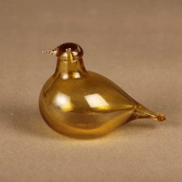 Nuutajärvi lintu , Hippiäinen, suunnittelija Oiva Toikka, Hippiäinen, signeerattu