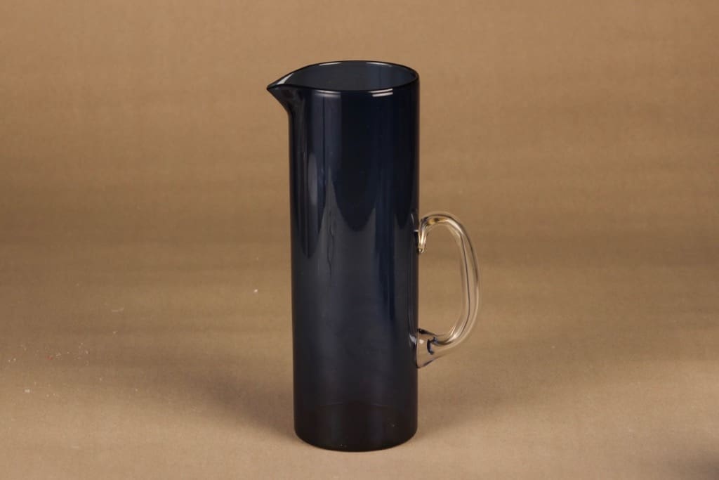 Iittala I-lasi kaadin ja 6 lasia, vaaleansininen, 1+6 kpl, suunnittelija Timo Sarpaneva, kuva 3