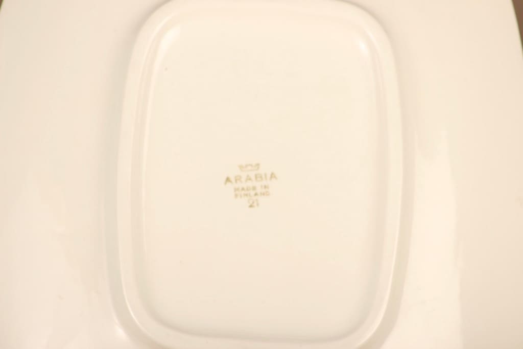 Arabia Kauppatori koristelautanen,, suunnittelija Raija Uosikkinen, , suuri, kuparipainokoriste kuva 3