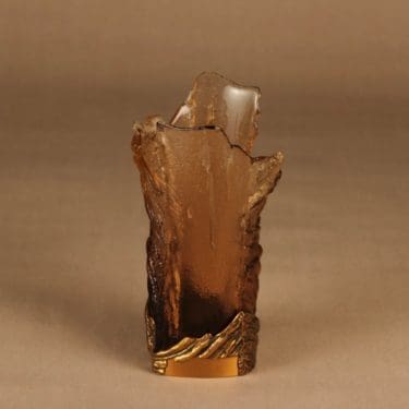 Kumela  vase, brown designer Pentti Sarpaneva