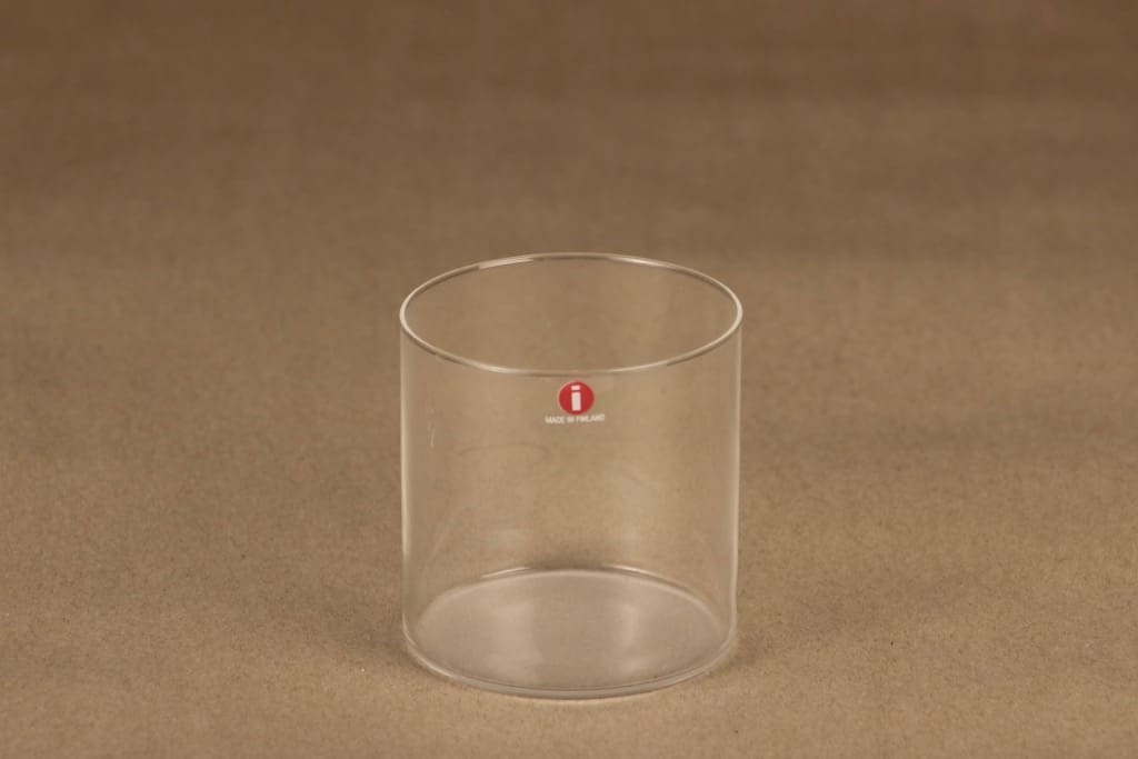 Iittala Marcel lasi, kirkas, matta, suunnittelija Timo Sarpaneva,
