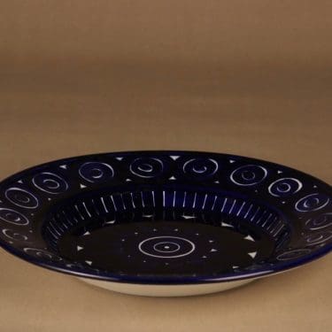 Arabia Valencia hedelmävati, käsinmaalattu, suunnittelija Ulla Procope, käsinmaalattu, suuri, signeerattu