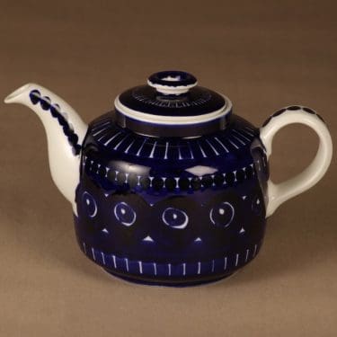 Arabia Valencia teekaadin, 1 l, käsinmaalattu, suunnittelija Ulla Procope, 1 l, käsinmaalattu, signeerattu