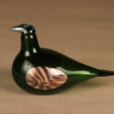 Iittala vuosilintu Lakla, 2015, suunnittelija Oiva Toikka, 2015, signeerattu