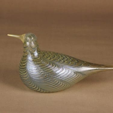 Nuutajärvi vuosilintu Pilvitiira, 2007, suunnittelija Oiva Toikka, 2007, signeerattu